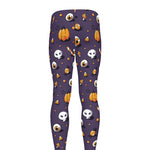 Halloween Eyeball Pattern Print Men's leggings