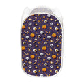 Halloween Eyeball Pattern Print Mesh Laundry Hamper