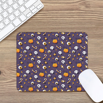 Halloween Eyeball Pattern Print Mouse Pad