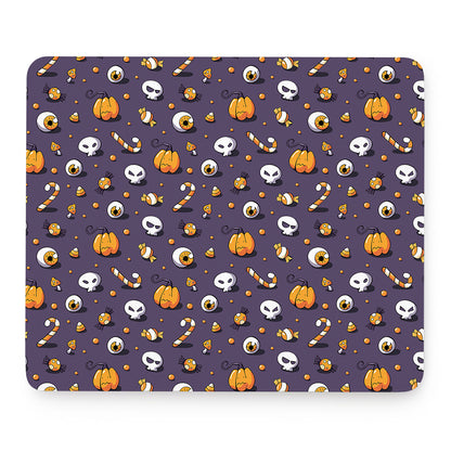 Halloween Eyeball Pattern Print Mouse Pad