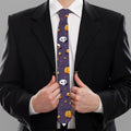 Halloween Eyeball Pattern Print Necktie