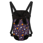 Halloween Eyeball Pattern Print Pet Carrier Backpack