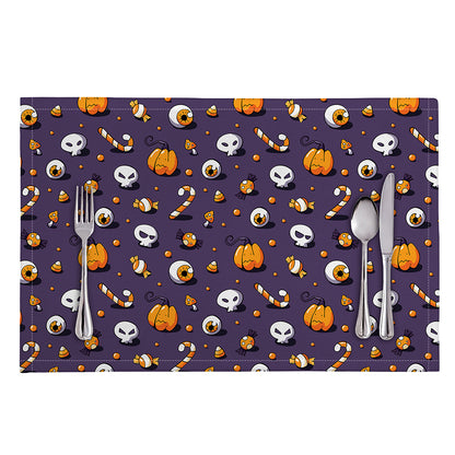Halloween Eyeball Pattern Print Placemat
