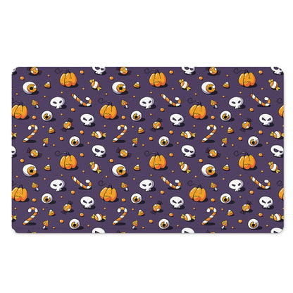 Halloween Eyeball Pattern Print Polyester Doormat