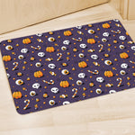 Halloween Eyeball Pattern Print Polyester Doormat