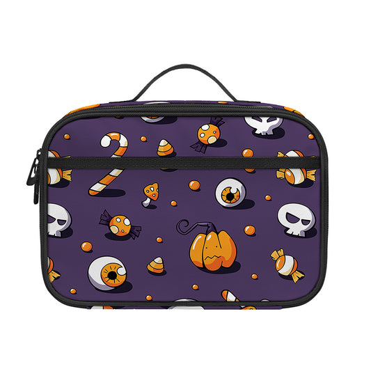 Halloween Eyeball Pattern Print Portable Lunch Bag