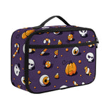Halloween Eyeball Pattern Print Portable Lunch Bag