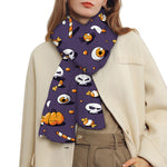 Halloween Eyeball Pattern Print Scarf