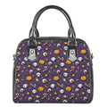 Halloween Eyeball Pattern Print Shoulder Handbag