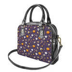 Halloween Eyeball Pattern Print Shoulder Handbag