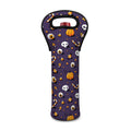 Halloween Eyeball Pattern Print Single Neoprene Wine Tote