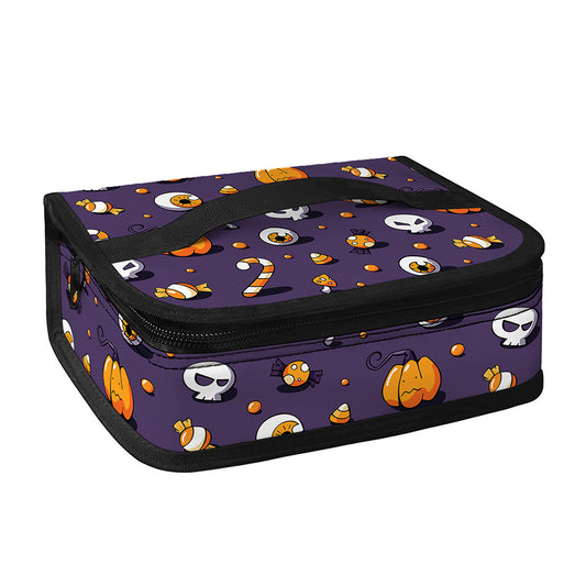 Halloween Eyeball Pattern Print Small Lunch Bag