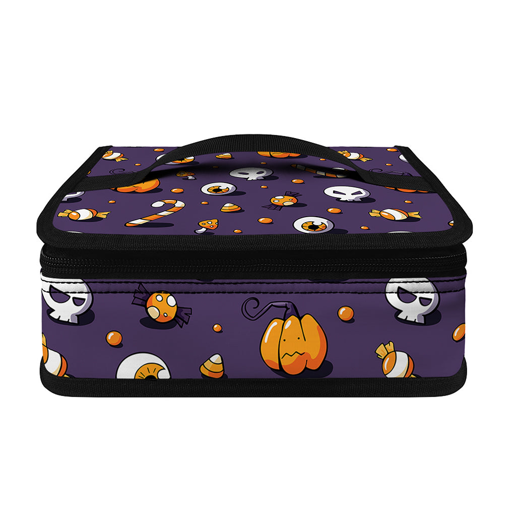 Halloween Eyeball Pattern Print Small Lunch Bag
