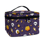 Halloween Eyeball Pattern Print Travel Makeup Bag