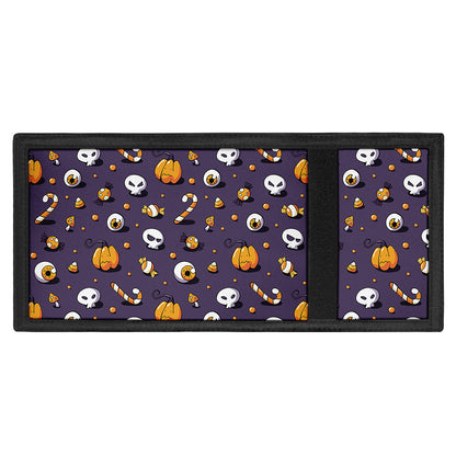 Halloween Eyeball Pattern Print Trifold Wallet