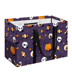 Halloween Eyeball Pattern Print Utility Tote Bag