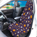 Halloween Eyeball Pattern Print Waterproof Car Seat Cover