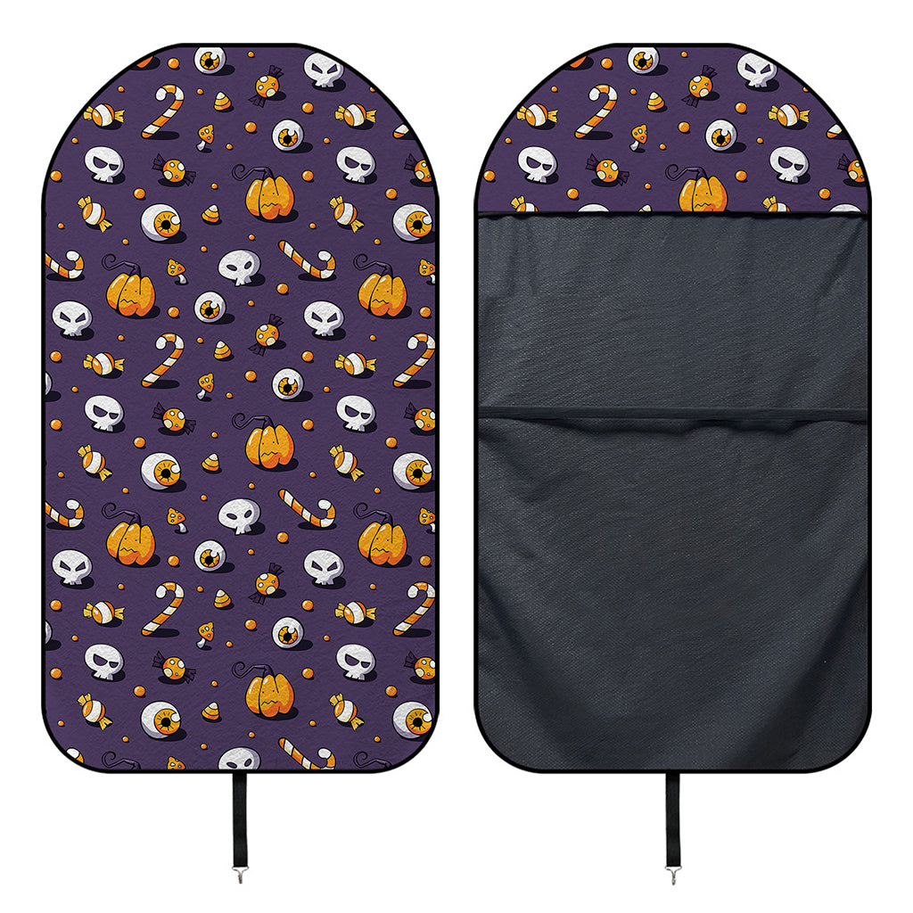 Halloween Eyeball Pattern Print Waterproof Car Seat Cover
