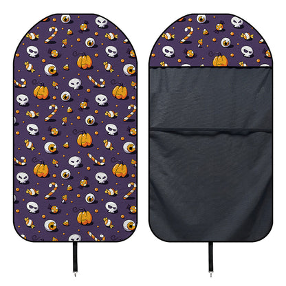Halloween Eyeball Pattern Print Waterproof Car Seat Cover