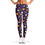 Halloween Eyeball Pattern Print Women's Leggings