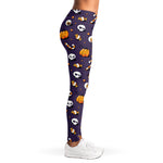 Halloween Eyeball Pattern Print Women's Leggings