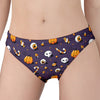 Halloween Eyeball Pattern Print Women's Panties