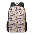Halloween Festival Pattern Print 17 Inch Backpack