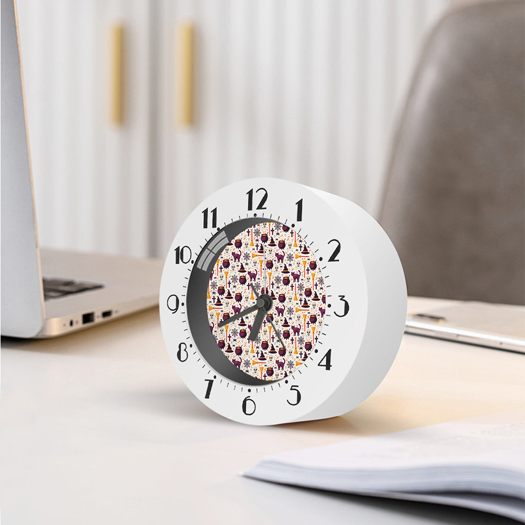 Halloween Festival Pattern Print Alarm Clock