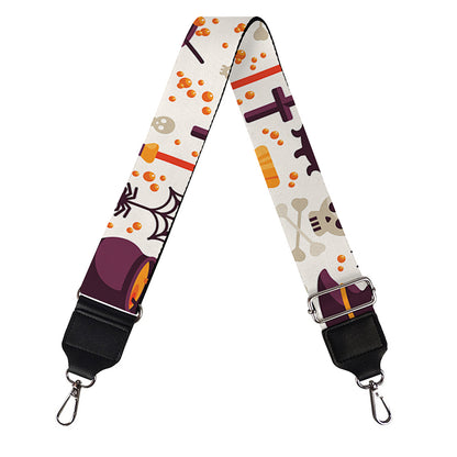 Halloween Festival Pattern Print Bag Strap
