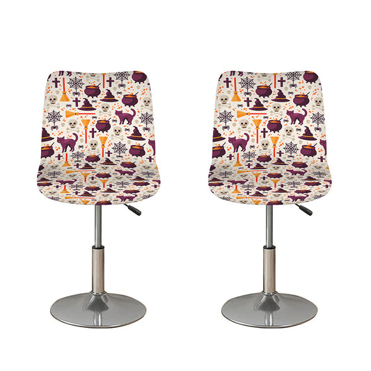 Halloween Festival Pattern Print Bar Stool Covers