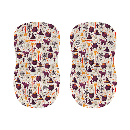 Halloween Festival Pattern Print Bar Stool Covers