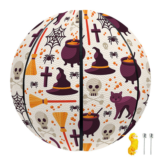 Halloween Festival Pattern Print Basketball