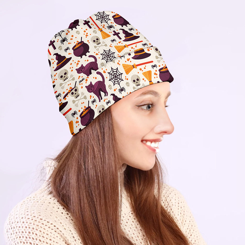 Halloween Festival Pattern Print Beanie