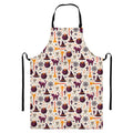 Halloween Festival Pattern Print Bib Apron With Pocket