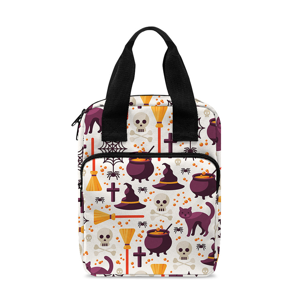 Halloween Festival Pattern Print Bible Tote Bag