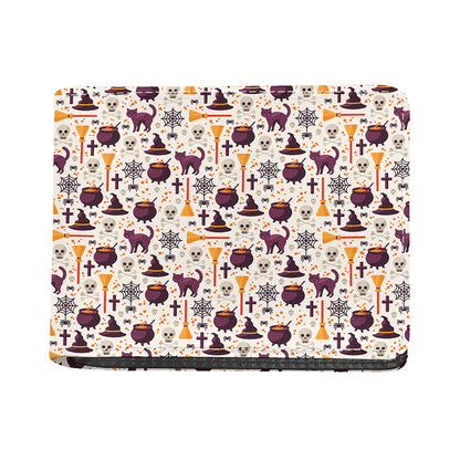 Halloween Festival Pattern Print Bifold Wallet