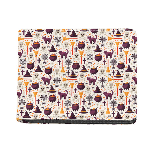 Halloween Festival Pattern Print Bifold Wallet