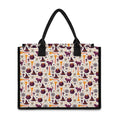 Halloween Festival Pattern Print Canvas Tote Bag