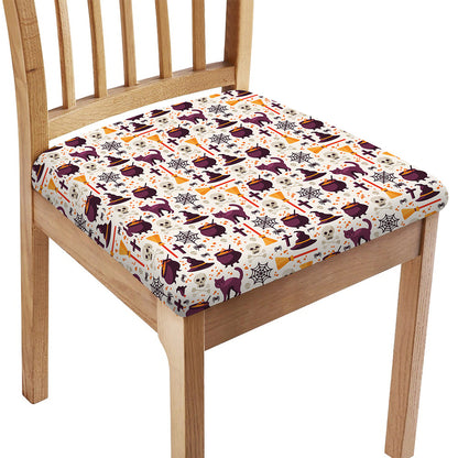 Halloween Festival Pattern Print Chair Cushion Cover