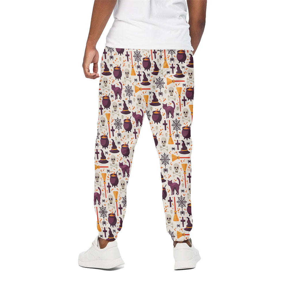 Halloween Festival Pattern Print Cotton Pants