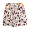 Halloween Festival Pattern Print Cotton Shorts