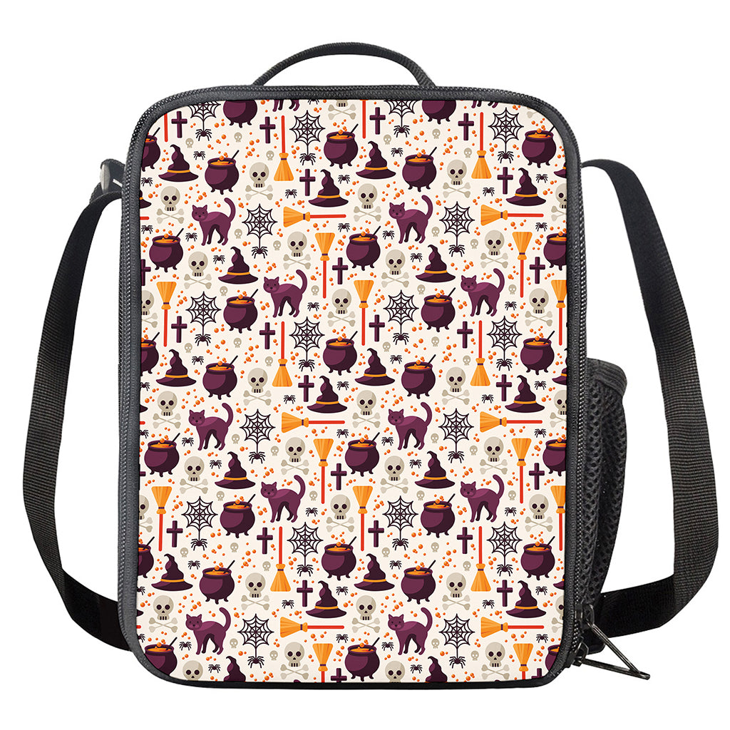 Halloween Festival Pattern Print Crossbody Lunch Bag