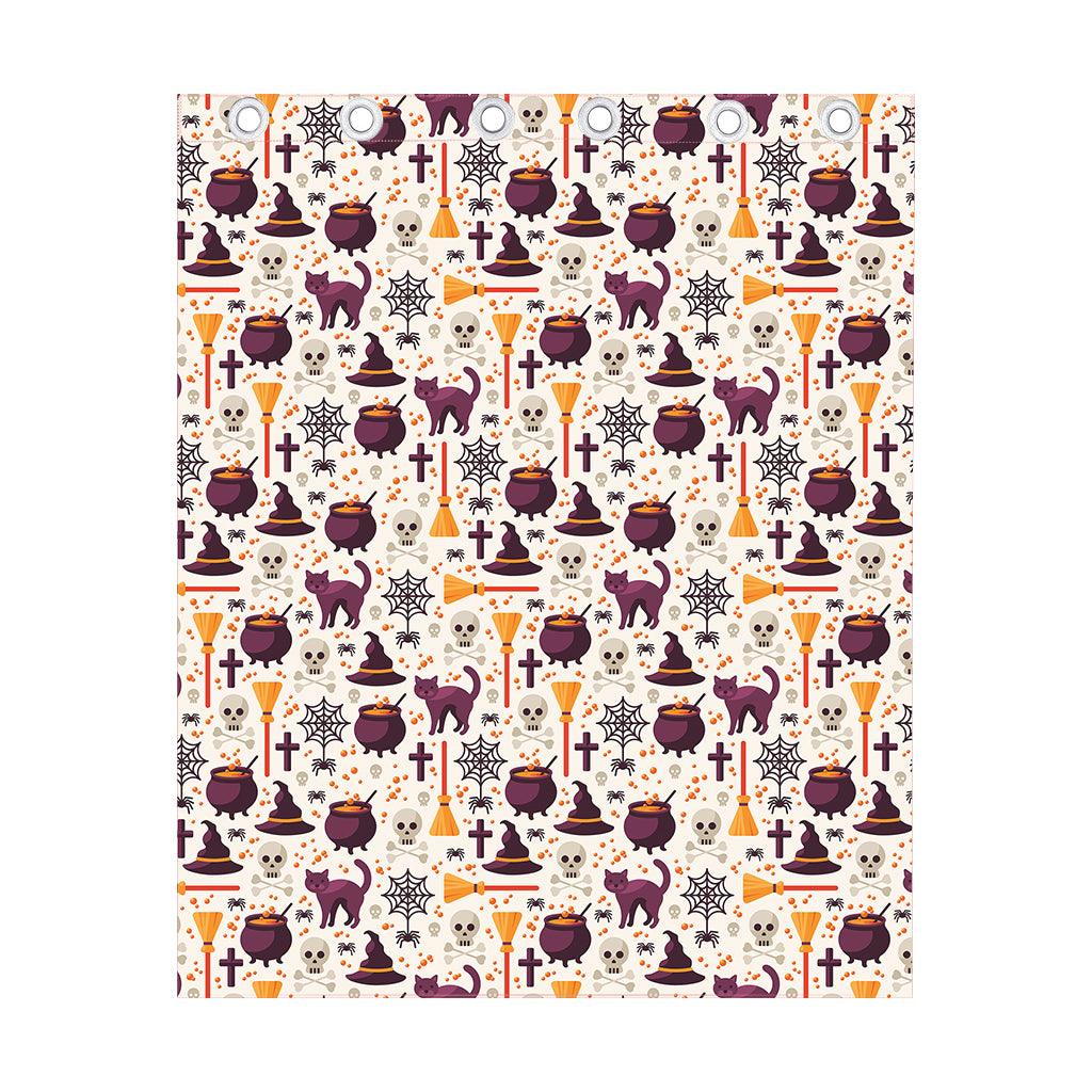 Halloween Festival Pattern Print Curtain