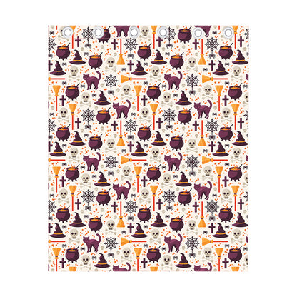 Halloween Festival Pattern Print Curtain