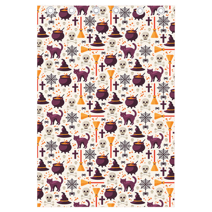 Halloween Festival Pattern Print Curtain