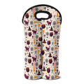 Halloween Festival Pattern Print Double Neoprene Wine Tote