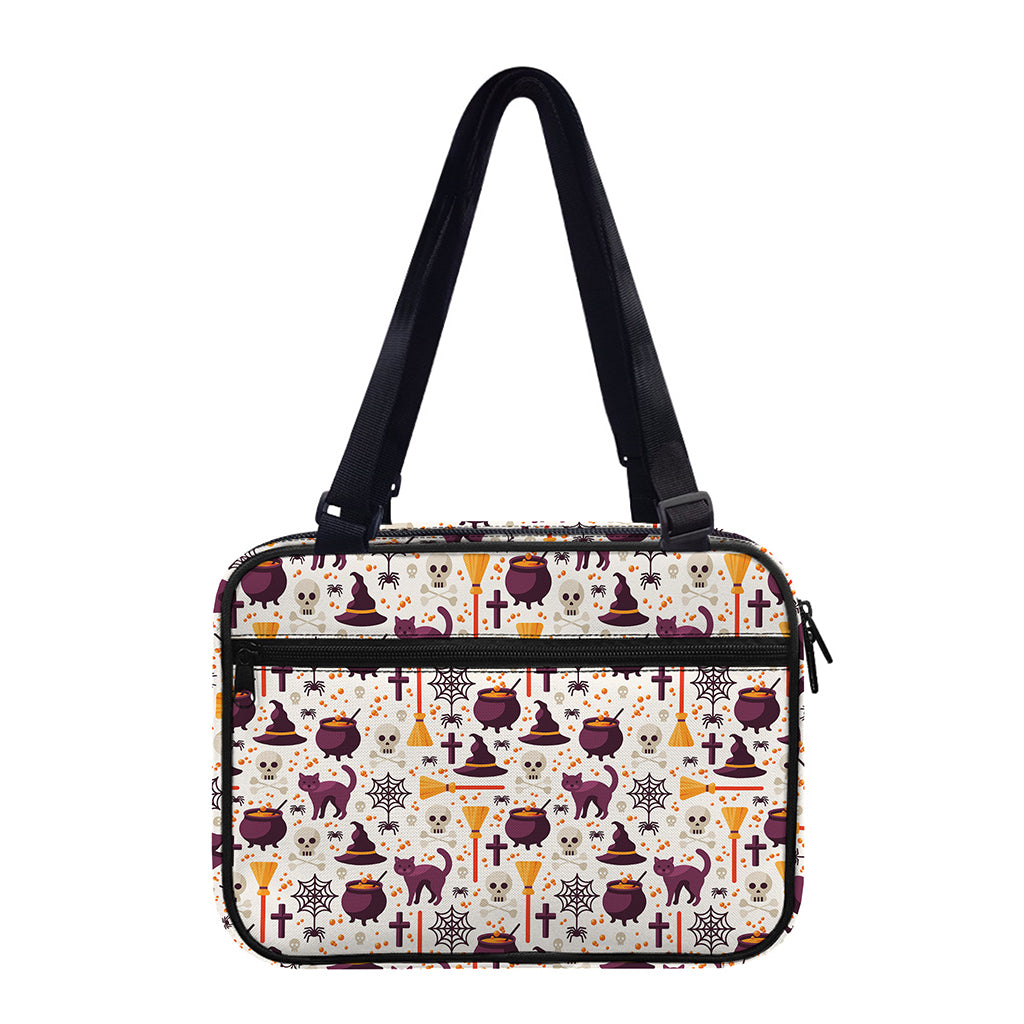 Halloween Festival Pattern Print Double Strap Bible Bag