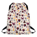 Halloween Festival Pattern Print Drawstring Backpack