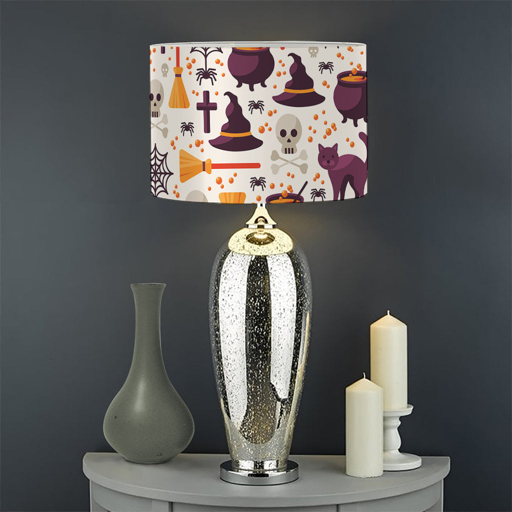 Halloween Festival Pattern Print Drum Lamp Shade