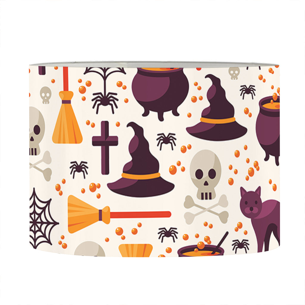 Halloween Festival Pattern Print Drum Lamp Shade